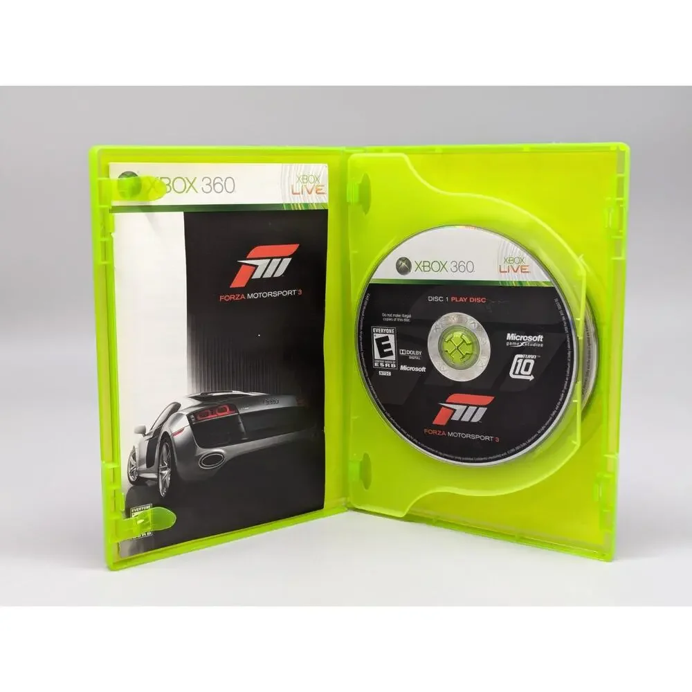 Forza Motorsport 3 Microsoft Xbox 360 2009 2 Discs + Manual Complete Tested